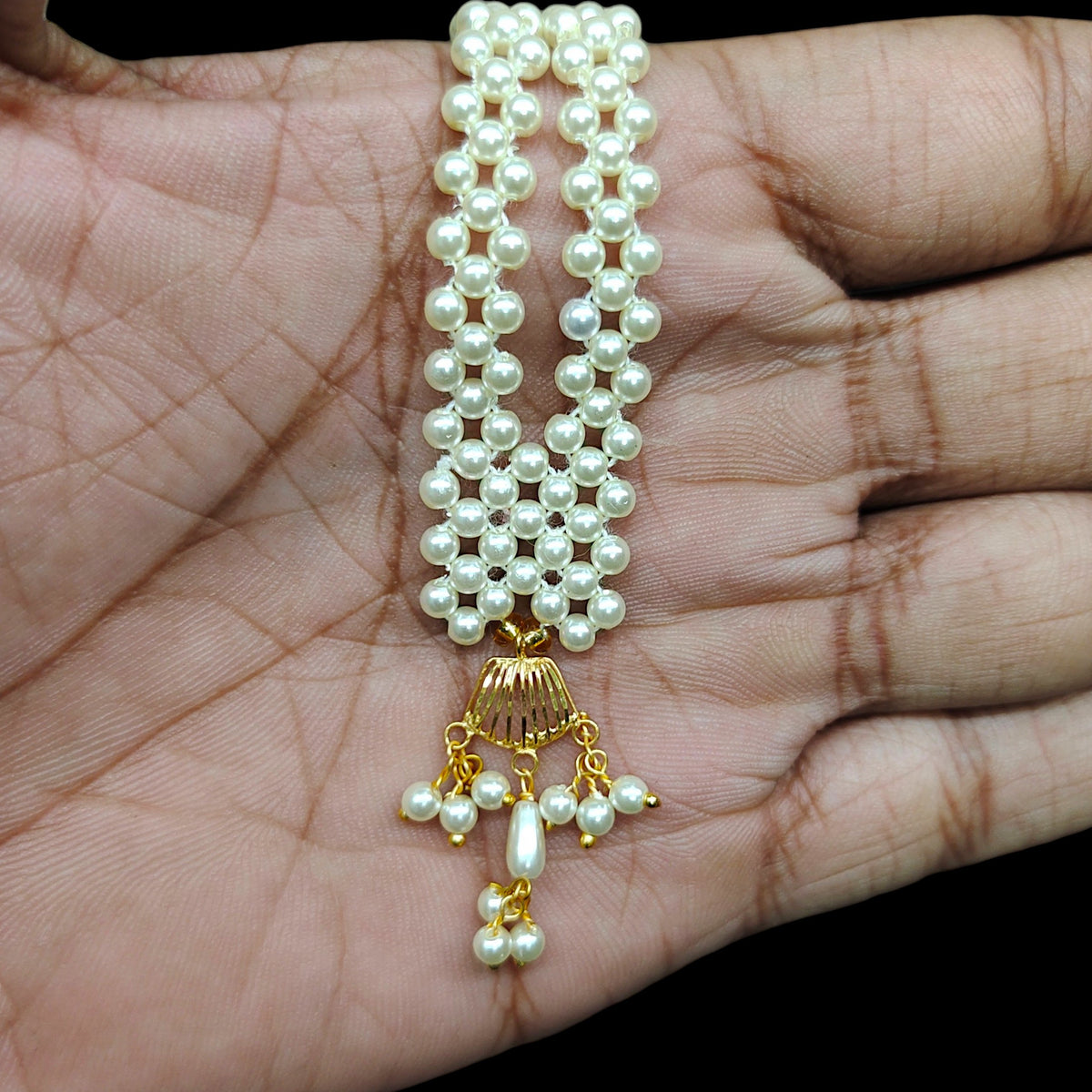 GMP9K- WGT: 0.220 GM APPROX CERTIFIED BIS HUID HALLMARK 375 9KT GOLD MOTI PENDANT 1 PIECE FOR WOMEN.(JDBSVI)