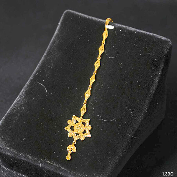 GOLD TICKLY- (WGT: 1.390 GM APPROX) CERTIFIED BIS HUID HALLMARK 375 9KT GOLD TICKLY (MANGTIKA) 1 PIECE FOR MARRIAGE.(ETPIHQ)