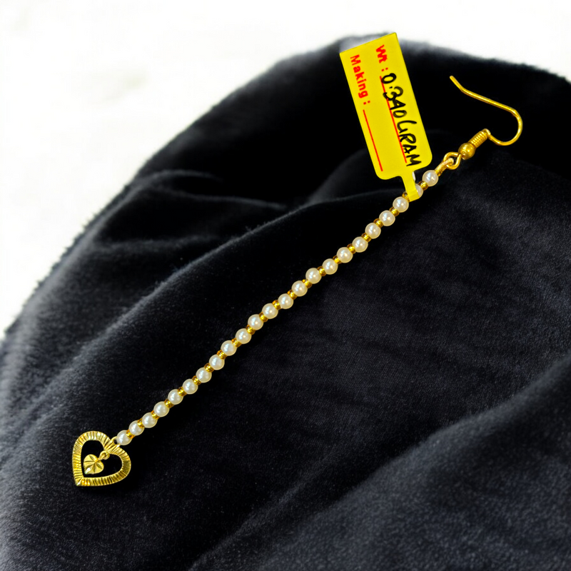 DURGA PUJO OFFER- GOLD TICKLY- TRJ WGT: 0.340 GM APPROX 18KT HUID HALLMARK GOLD MOTI TICKLY (MANGTIKA) 1 PIECE FOR MARRIAGE.