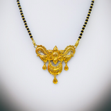 (GPM) TRJ WGT: 3.00 GM APPROX 22KT HUID HALLMARK GOLD PENDANT MANGALSUTRA 1 PIECE WITH TASSEL.