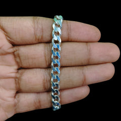 SILVER WRISTLET- (A54) (WGT: 15.800 GM APPROX) BIS HALLMARK 925 SILVER WRISTLET FOR MEN 8