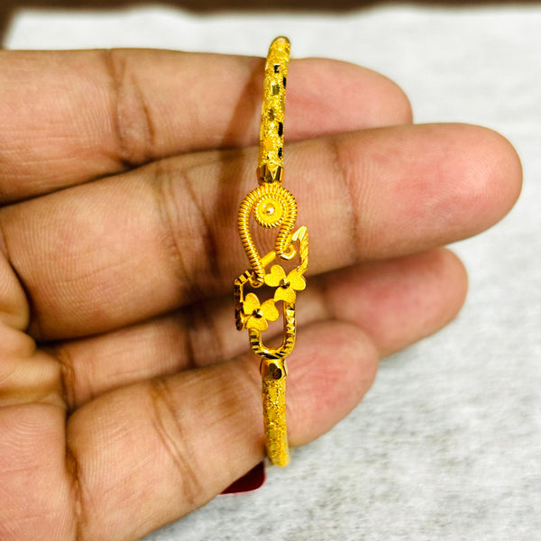 TRJ (MTO) DUPLEX MARIO DESIGN HALLMARK 22KT GOLD COVER BRACELET 1 PIECE APPROX WGT: 3.00 GM FOR WOMEN - (BILL MANDATORY -EXCHANGE FOR LIFETIME IN STORE ONLY) BY RAJLAXMI.