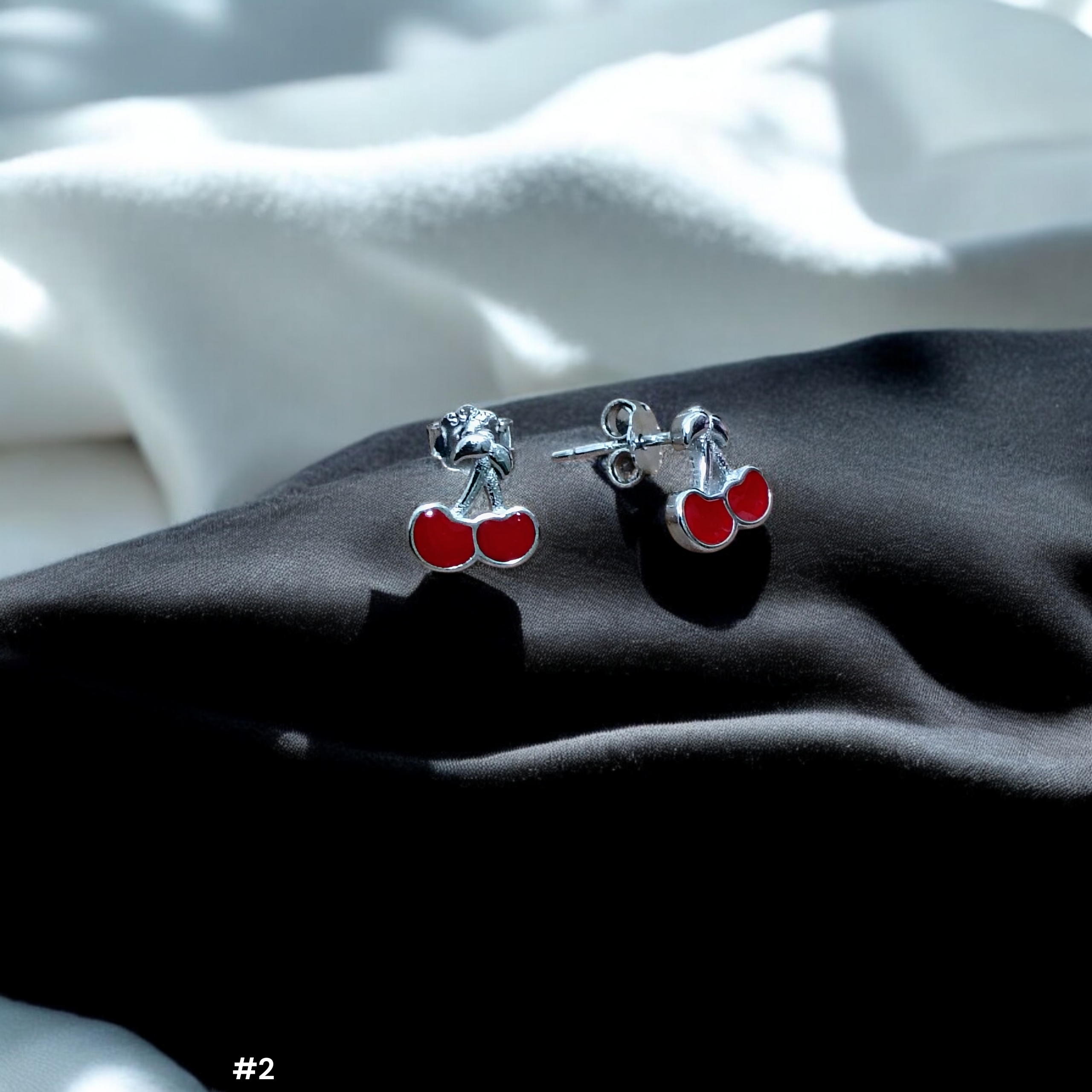 SILVER STUD - STERLING 925 HALLMARK SILVER STUD EARRINGS FOR WOMEN (1 PAIR) FOR REGULAR WEAR (SOLD ON MRP).