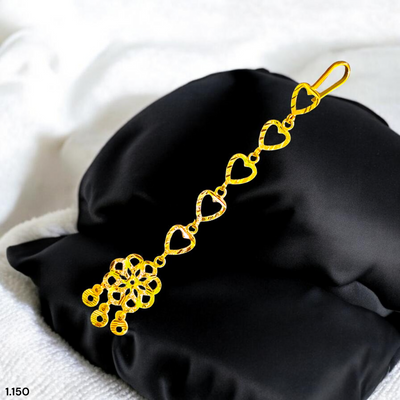 GOLD TICKLY- BIS CERTIFIED WGT: 1.150 GM APPROX HUID HALLMARK 375 9KT GOLD TICKLY (MANGTIKA) 1 PIECE FOR MARRIAGE.