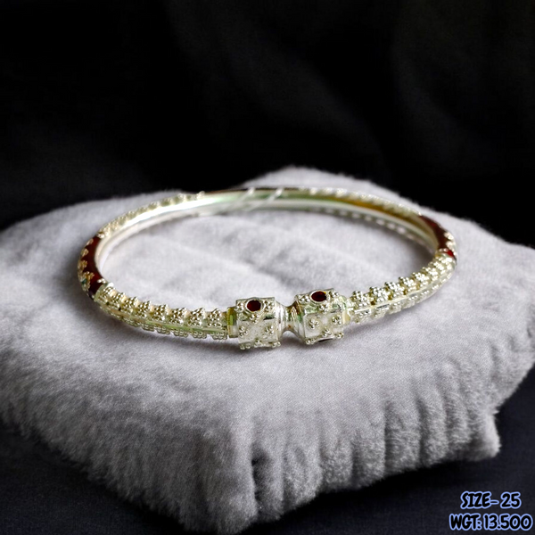 RAJLAXMI (SIZE 25) HALLMARK 925 SILVER BALA (MANIPUR DESIGN) APPROX WGT: 13.500 GM (1 PIECE) FOR REGULAR USE FOR WOMEN.