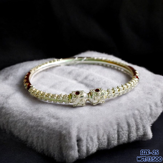 RAJLAXMI (SIZE 25) HALLMARK 925 SILVER BALA (MANIPUR DESIGN) APPROX WGT: 13.500 GM (1 PIECE) FOR REGULAR USE FOR WOMEN.