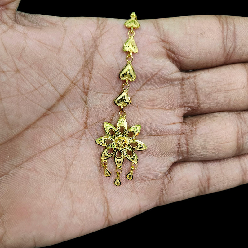 GOLD TICKLY- (S1U6G1) (WGT: 1.830 GM APPROX) CERTIFIED BIS HUID HALLMARK 375 9KT GOLD TICKLY (MANGTIKA) 1 PIECE FOR MARRIAGE.