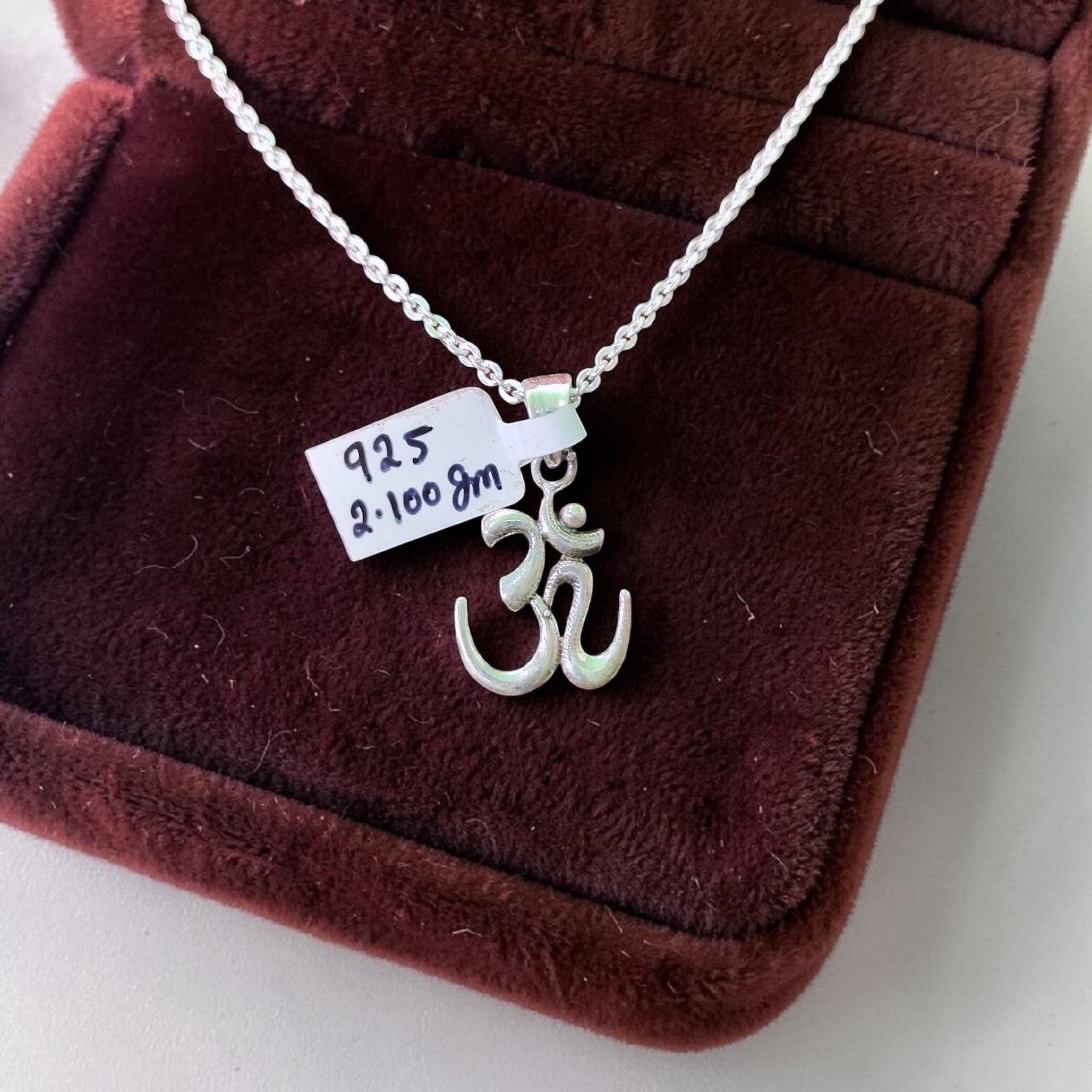 SILVER PENDANT- CERTIFIED BIS HALLMARK 925 SILVER RELIGIOUS PENDANT (UNISEX) FOR REGULAR USE- (SOLD ON MRP) - *CHAIN NOT INCLUDED*