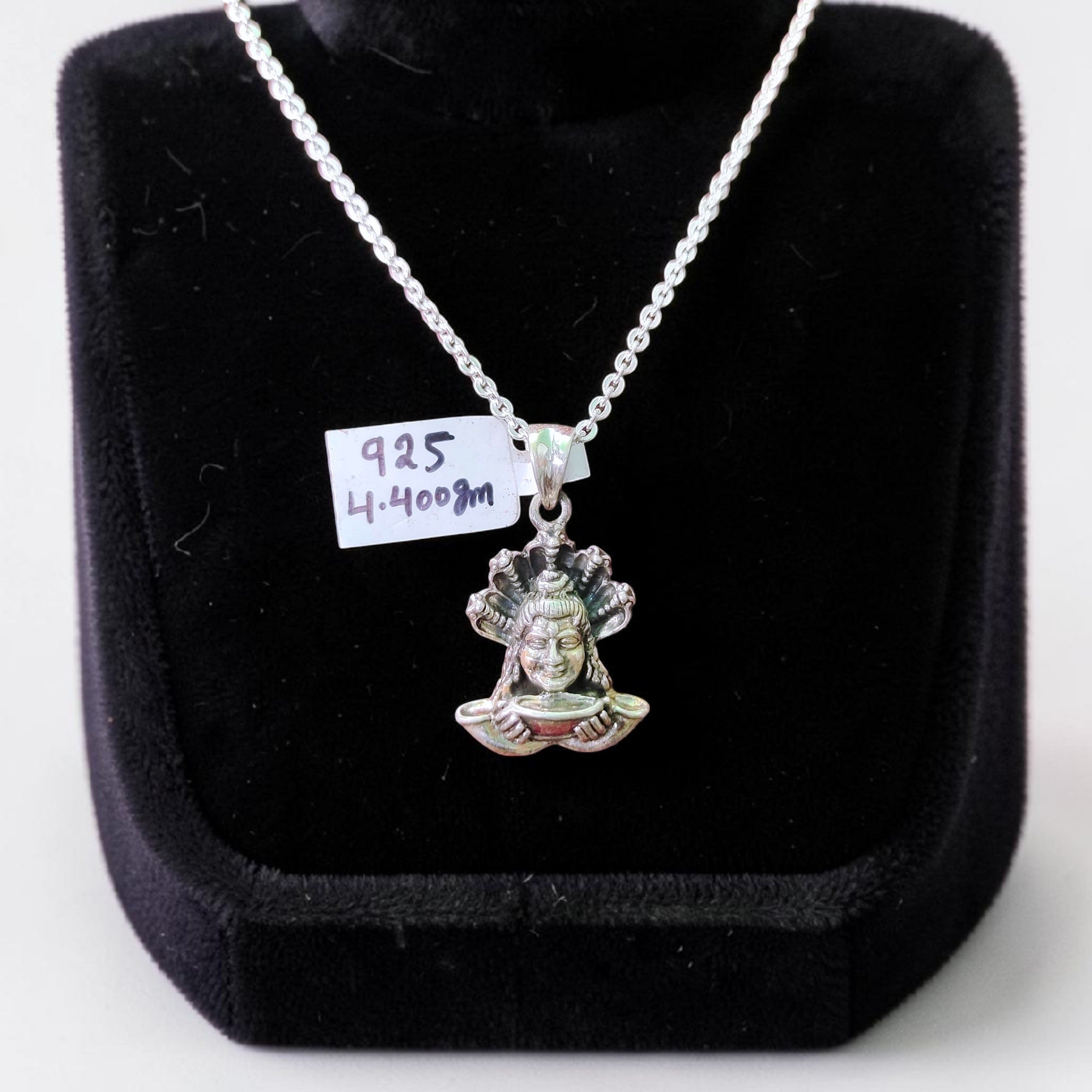 SILVER PENDANT- CERTIFIED BIS HALLMARK 925 SILVER RELIGIOUS PENDANT (UNISEX) FOR REGULAR USE- (SOLD ON MRP) - *CHAIN NOT INCLUDED*