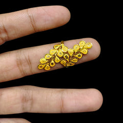 LADIES RING- (4R82UK)-(SIZE: 16 ) WGT: 2.070 GM APPROX BIS CERTIFIED HUID HALLMARK 916 22KT GOLD RING FOR WOMEN 1 PIECE.