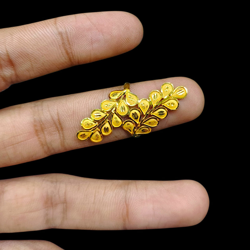 LADIES RING- (4R82UK)-(SIZE: 16 ) WGT: 2.070 GM APPROX BIS CERTIFIED HUID HALLMARK 916 22KT GOLD RING FOR WOMEN 1 PIECE.