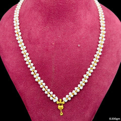 GMP22K- WGT: 0.330 GM APPROX CERTIFIED BIS HUID HALLMARK 916 22KT GOLD MOTI PENDANT 1 PIECE FOR WOMEN.