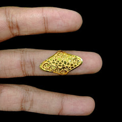 LADIES RING (1GGEW3)-(SIZE: 14) WGT: 0.810 GM APPROX BIS CERTIFIED HUID HALLMARK 375 9KT GOLD RING FOR WOMEN 1 PIECE.