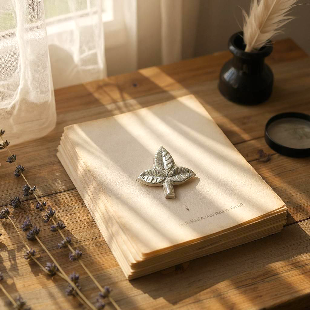 625 SILVER BELPATRA 1 PIECE FOR SHIVA POOJA OCASSION 3X3 CM (GOD ITEMS)