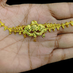 GCN9K- (I575E8) (WGT: 2.730 GM APPROX) BIS CERTIFIED HUID HALLMARK 375 9KT GOLD CHOKER 1 PIECE FOR WOMEN.