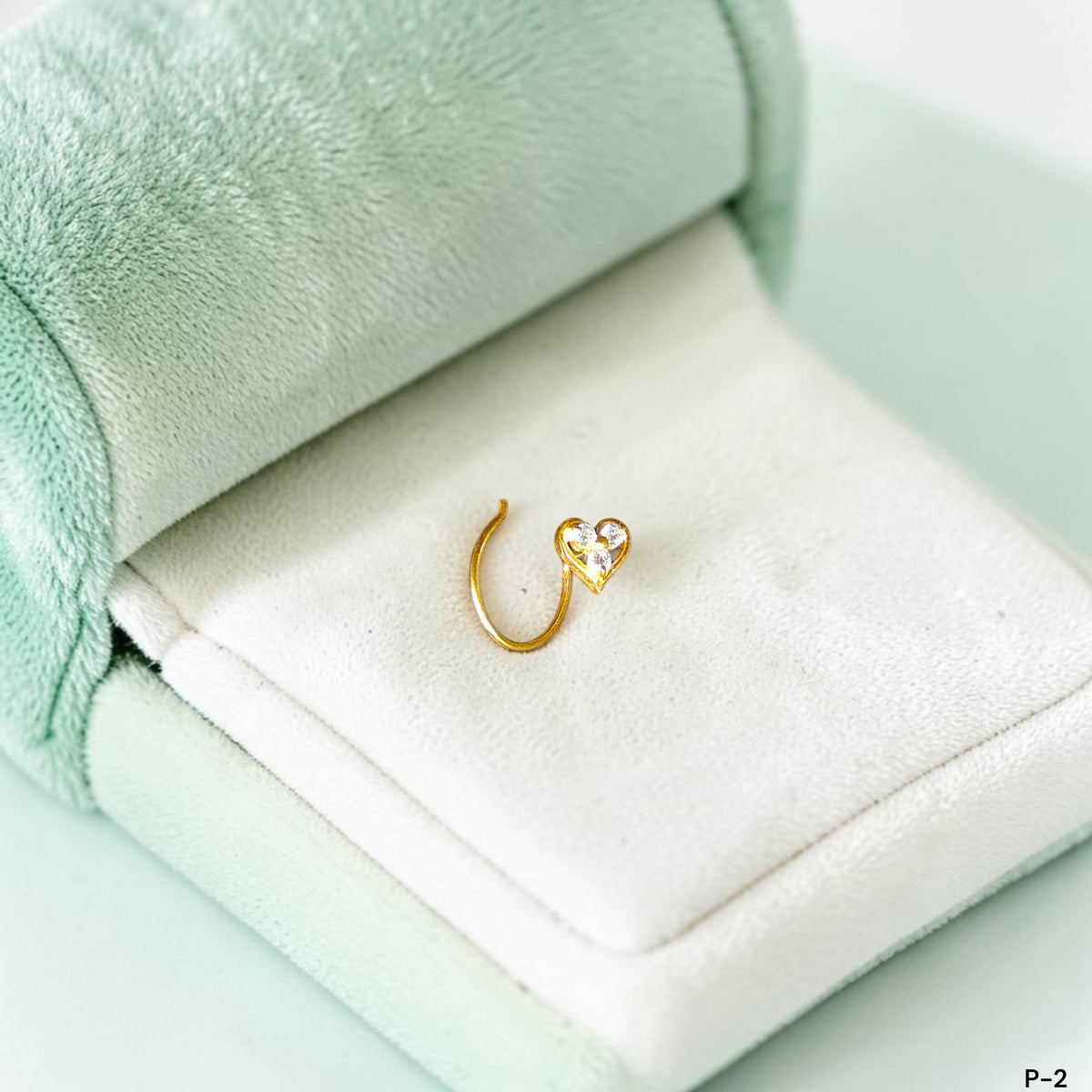 GOLD NOSEPIN- (WGT: 0.180 GM APPROX) BIS CERTIFIED HUID HALLMARK 375 9KT GOLD NOSEPIN 1 PIECE FOR WOMEN (FOR REGULAR USE). SOLD ON MRP.