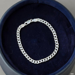 SILVER WRISTLET- (A53) (WGT: 11.600 GM APPROX) BIS HALLMARK 925 SILVER WRISTLET FOR MEN 8