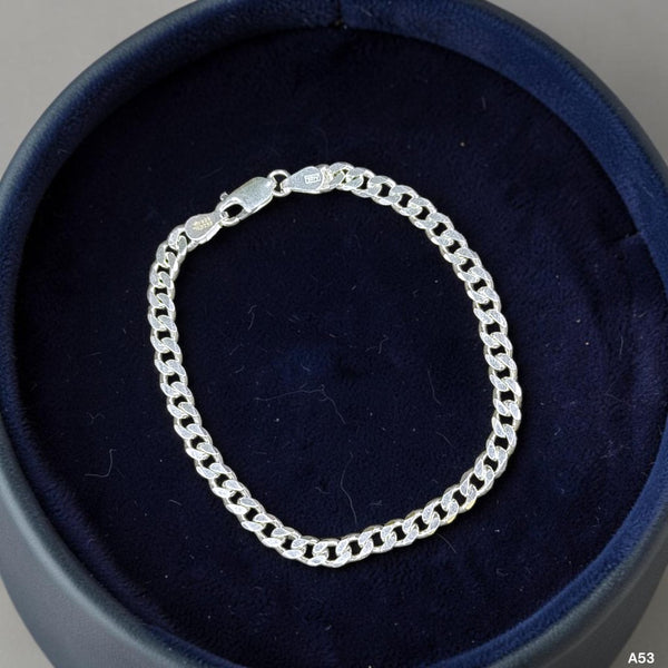 SILVER WRISTLET- (A53) (WGT: 11.600 GM APPROX) BIS HALLMARK 925 SILVER WRISTLET FOR MEN 8
