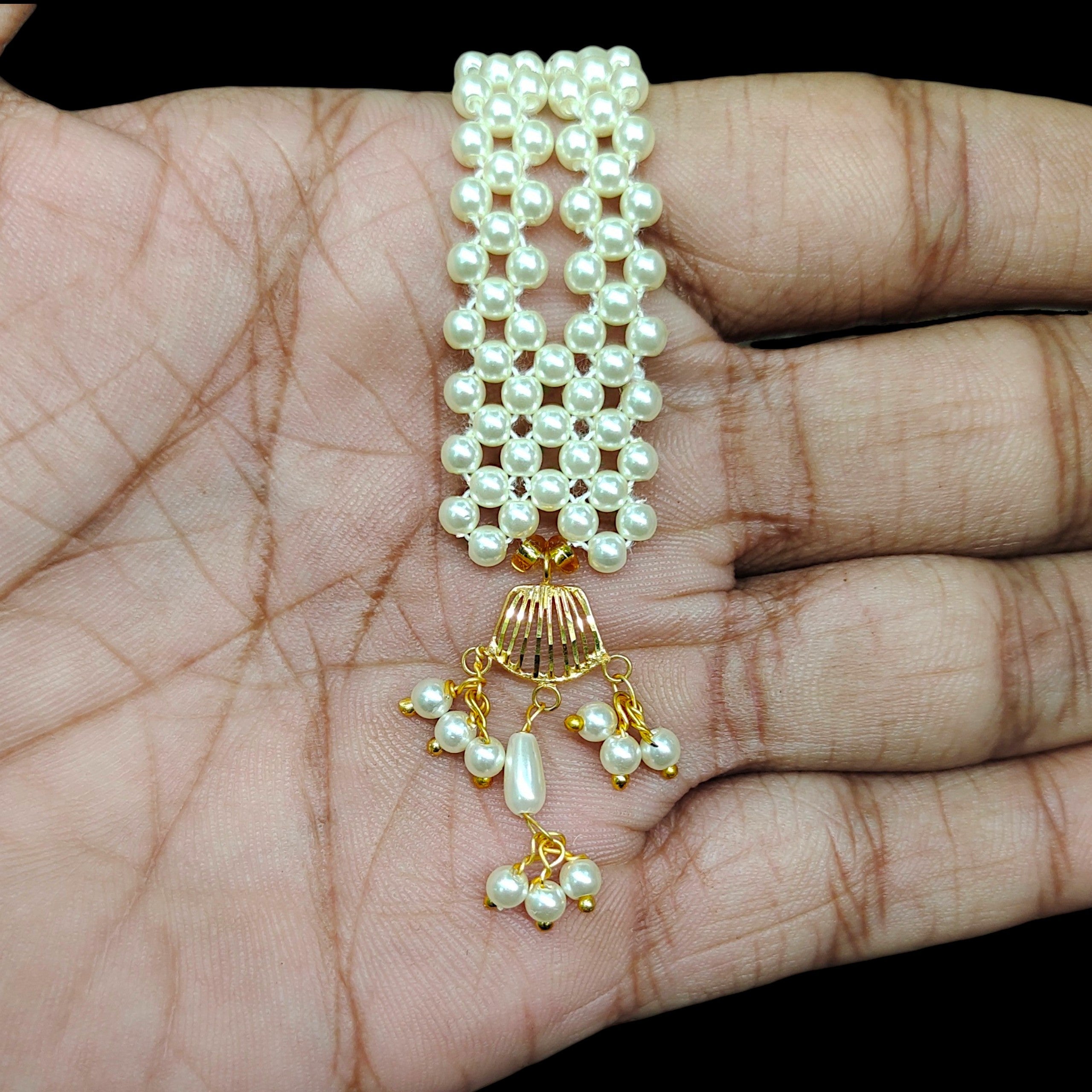 GMP9K- WGT: 0.230 GM APPROX CERTIFIED BIS HUID HALLMARK 375 9KT GOLD MOTI PENDANT 1 PIECE FOR WOMEN.(PGU6Q3)