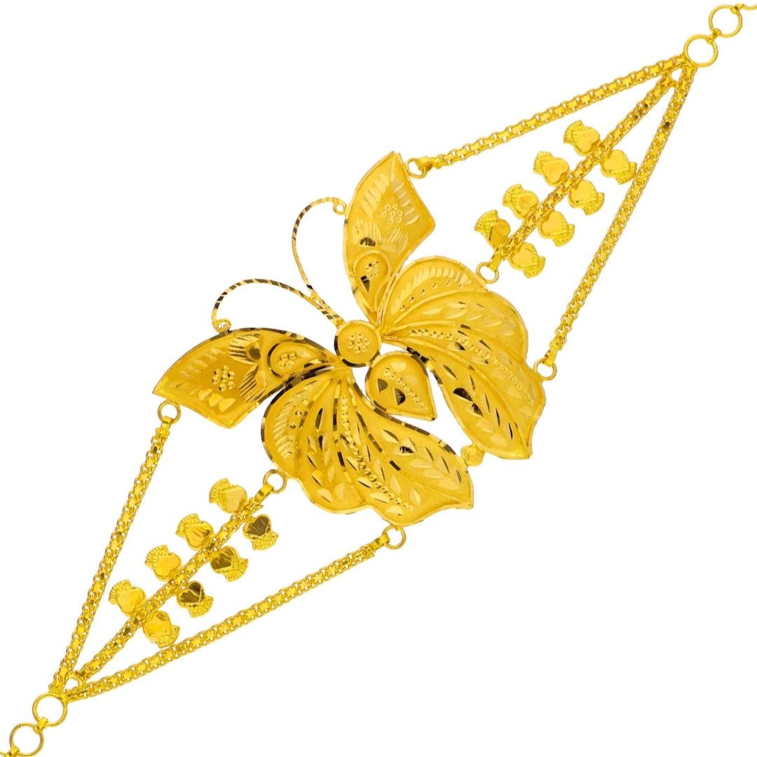 MADE TO ORDER (GM22) BIS CERTIFIED HUID HALLMARK 916 22KT GOLD MANTASHA (ADJUSTABLE FREE SIZE) WGT: 6.200 GM APPROX (1 PIECE) FOR WOMEN (BLUE TAG PREMIUM SEGMENT JEWELLERY) -DELIVERY IN 25 DAYS.
