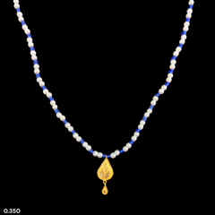GOLD LOCKET- WGT: 0.350 GM APPROX BIS CERTIFIED HUID HALLMARK 22KT GOLD MOTI LOCKET 1 PIECE FOR WOMEN (WITH PUTI CHAIN).