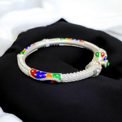SILVER BANGLES- (SIZE 26 KHILEN) CERTIFIED BIS HALLMARK 925 SILVER BALA (MANIPUR DESIGN) APPROX WGT: 21.720 GM (1 PIECE) FOR REGULAR USE FOR WOMEN.
