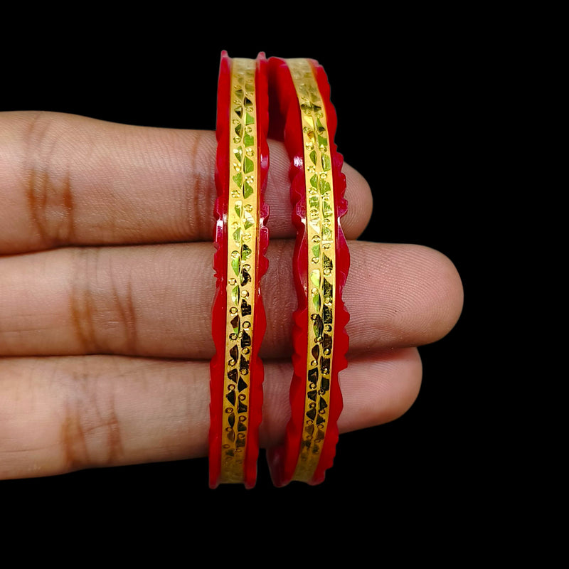 GOLD POLA- (CWYQMU)-(NSKDBS) (SIZE-28) (WGT: 1.280 GM APPROX) BIS CERTIFIED HUID HALLMARK 375 9KT GOLD POLA BADHANO 1 PAIR FOR WOMEN.