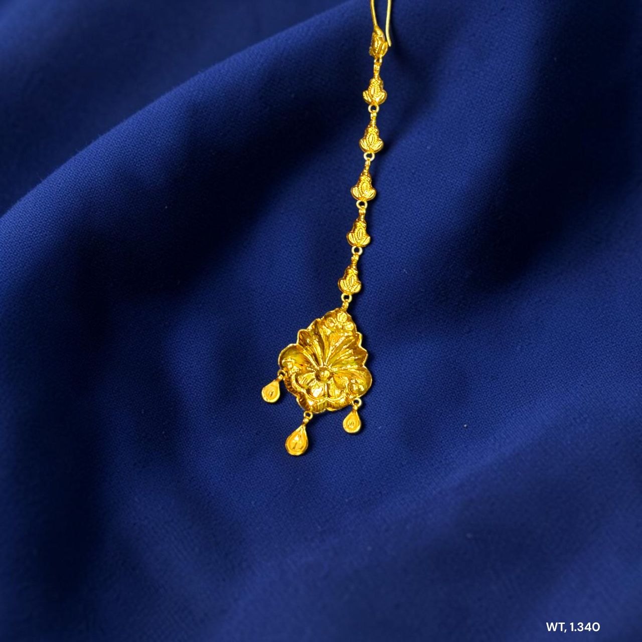 GOLD TICKLY- BIS CERTIFIED WGT: 1.340 GM APPROX HUID HALLMARK 916 22KT GOLD TICKLY (MANGTIKA) 1 PIECE FOR MARRIAGE.