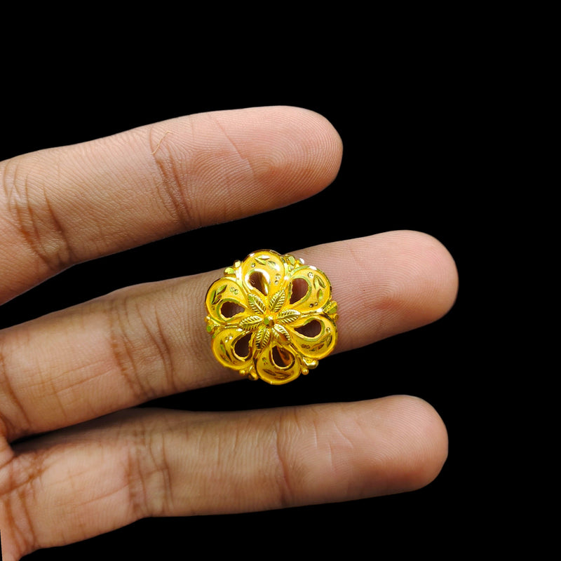LADIES RING- (SIZE: ADJUSTABLE) WGT: 3.090 GM APPROX BIS CERTIFIED HUID HALLMARK 916 22KT GOLD RING FOR WOMEN 1 PIECE.(97GV99)