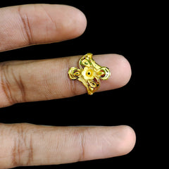 LADIES RING- (SIZE: 11) WGT: 0.770 GM APPROX BIS CERTIFIED HUID HALLMARK 9KT GOLD FINGER RING FOR WOMEN 1 PIECE. (96URQK)