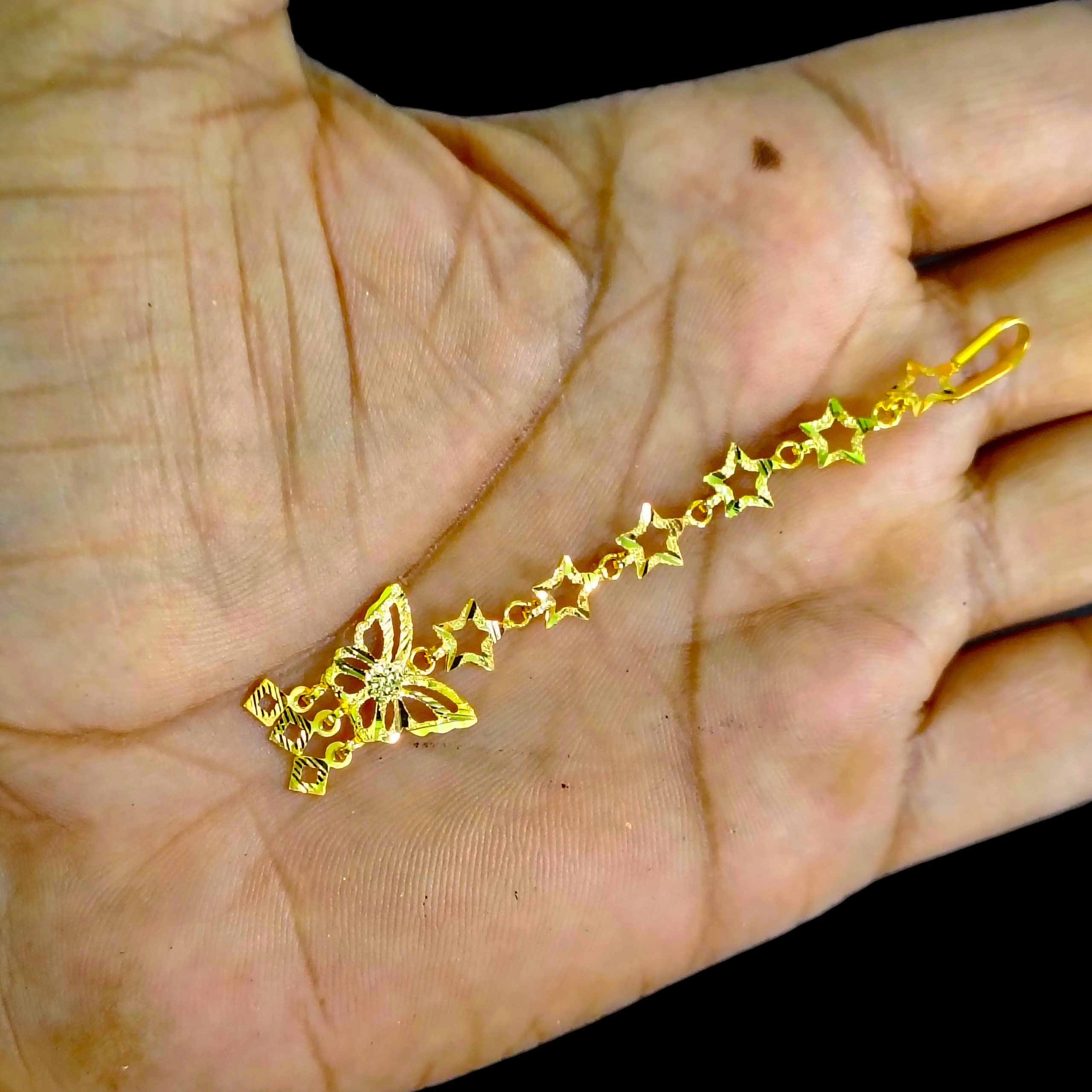 GOLD TICKLY- BIS CERTIFIED WGT: 1.120 GM APPROX HUID HALLMARK 375 9KT GOLD TICKLY (MANGTIKA) 1 PIECE FOR MARRIAGE.