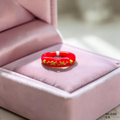 POLA RING-SIZE 16 (WGT: 0.150 GM APPROX) CERTIFIED BIS HALLMARK 916 22KT GOLD POLA RING 1 PIECE (BEST FOR DAILY WEAR OR GIFTING YOUR LOVE ONE).