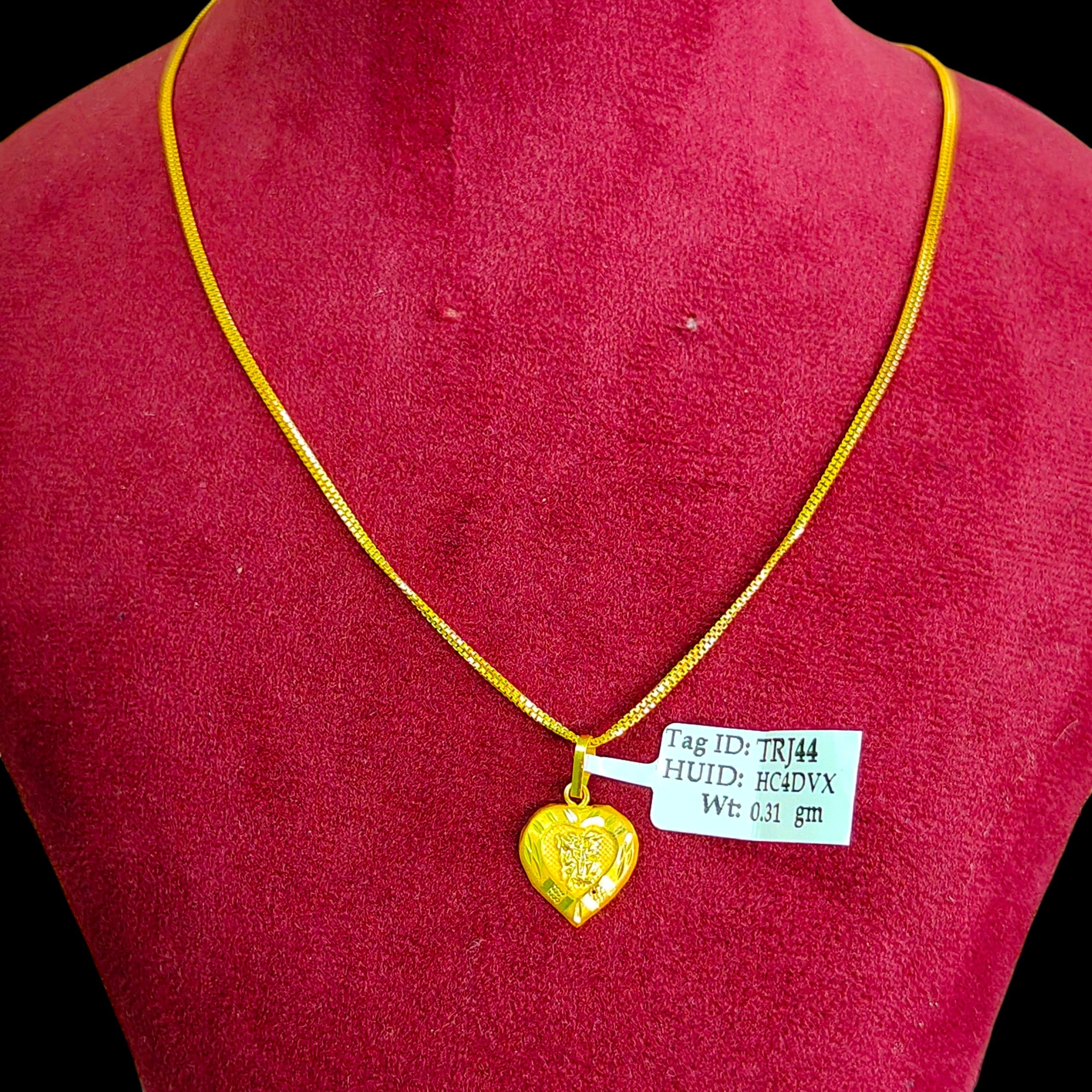 GOLD LOCKET - (WGT: 0.310 GM APPROX) BIS CERTIFIED HUID HALLMARK 9KT GOLD LOCKET 1 PIECE. (CHAIN NOT INCLUDED).