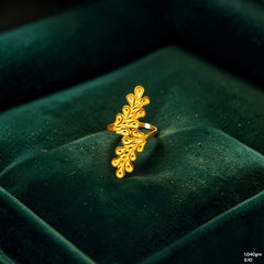 LADIES RING- (SIZE: 10) WGT: 1.040 GM APPROX BIS CERTIFIED HUID HALLMARK 9KT GOLD FINGER RING FOR WOMEN 1 PIECE(4UA6NI)