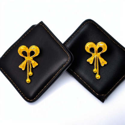 RAJLAXMI D- HWVG9P/QQJ6WP WGT: 1.650 GM APPROX HUID HALLMARK 916 22KT GOLD EAR TOPS STUD 1 PAIR FOR REGULAR USE.
