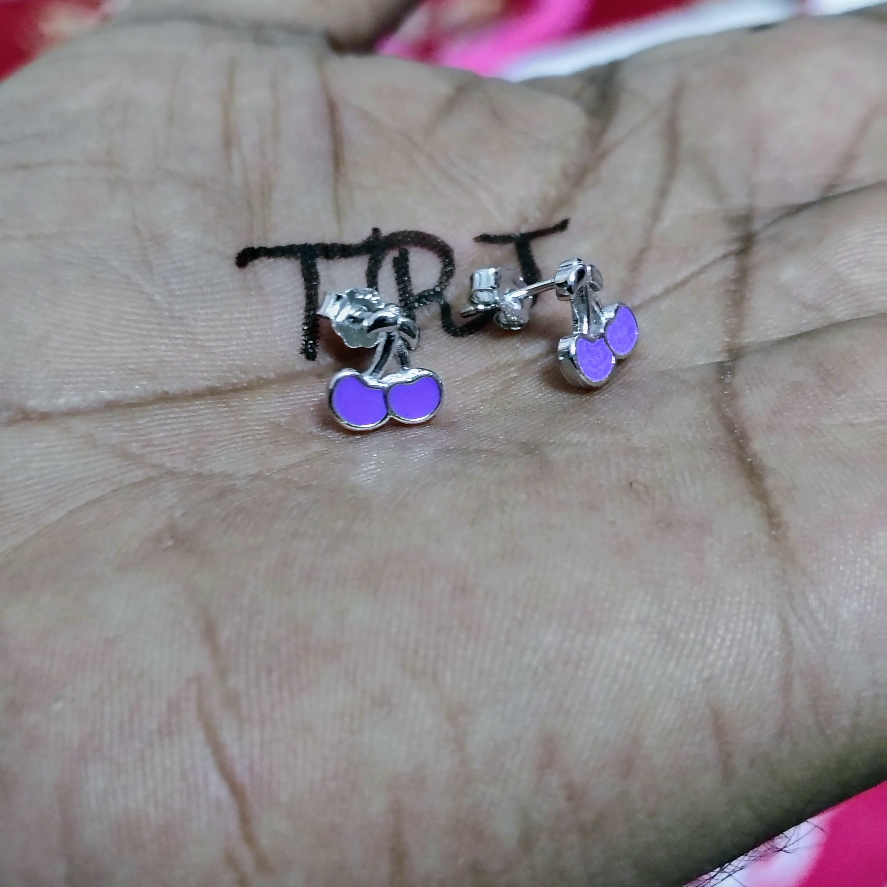 SILVER STUD - STERLING 925 HALLMARK SILVER STUD EARRINGS FOR WOMEN (1 PAIR) FOR REGULAR WEAR (SOLD ON MRP).