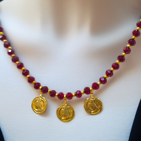 GOLD MOTI HAR- GINI DESIGN SOUTH INDIAN STYLE (WGT: 0.490 GM APPROX) KDM GOLD SELIHAR 1 PIECE WITH TASSEL (50 TONCH) BEST FOR GIFT IN MARRIAGE.