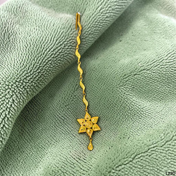 GOLD TICKLY- (X3U2ZC) (WGT: 1.220 GM APPROX) CERTIFIED BIS HUID HALLMARK 375 9KT GOLD TICKLY (MANGTIKA) 1 PIECE FOR MARRIAGE.