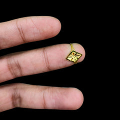 BABY JEWELLERY- TRJ (UGY1TY) (WGT: 0.240 GM APPROX) 375 9KT HUID HALLMARK GOLD BABY FINGER RING 1 PIECE FOR RICE CEREMONY & BIRTHDAY.