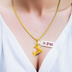 (GLKD) LOCKET WGT: 0.340 GM APPROX KDM GOLD LOCKET 1 PIECE (50 TONCH) WITH ADJUSTABLE TASSEL FOR GIFTING PURPOSE (CHAIN NOT INCLUDED).