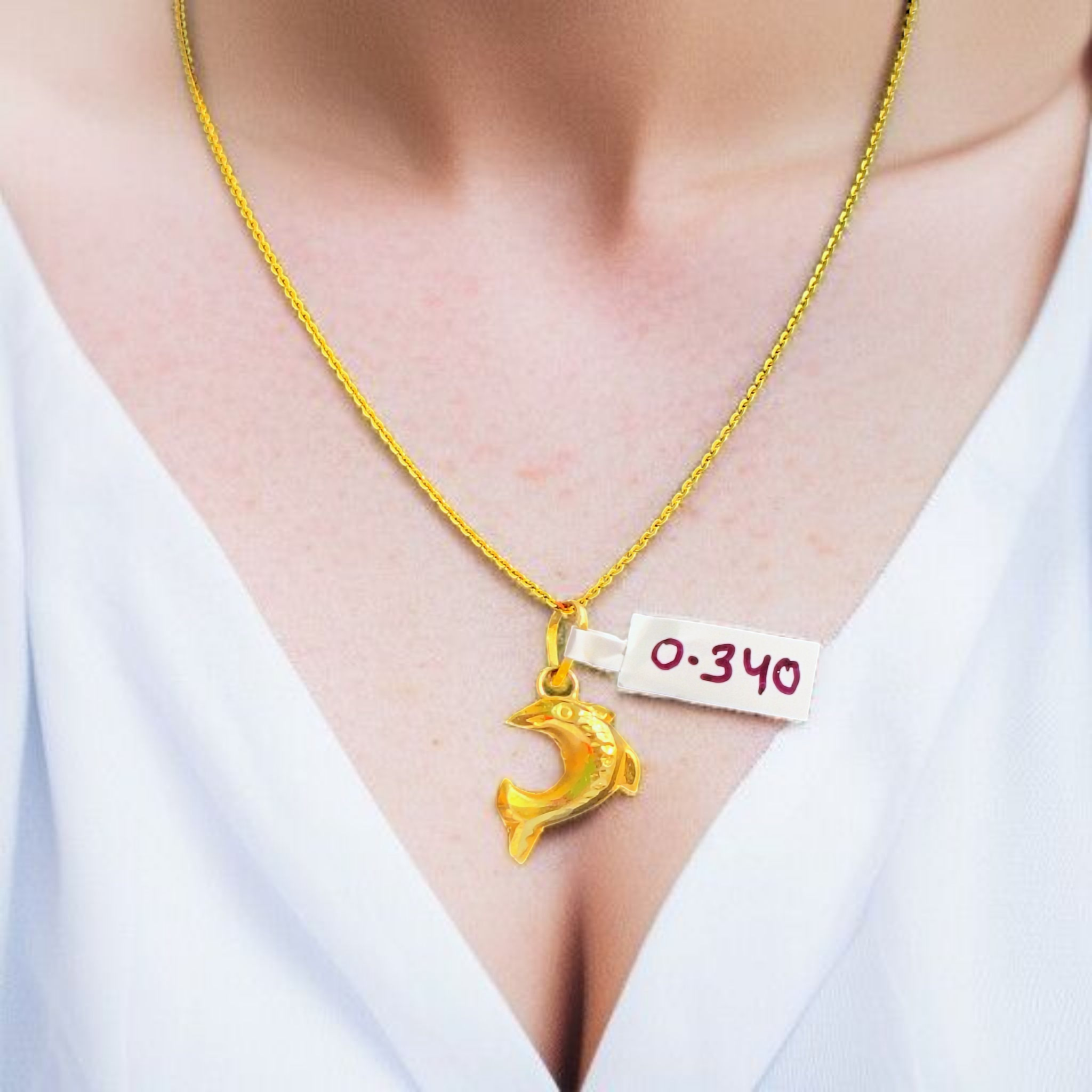 (GLKD) LOCKET WGT: 0.340 GM APPROX KDM GOLD LOCKET 1 PIECE (50 TONCH) WITH ADJUSTABLE TASSEL FOR GIFTING PURPOSE (CHAIN NOT INCLUDED).