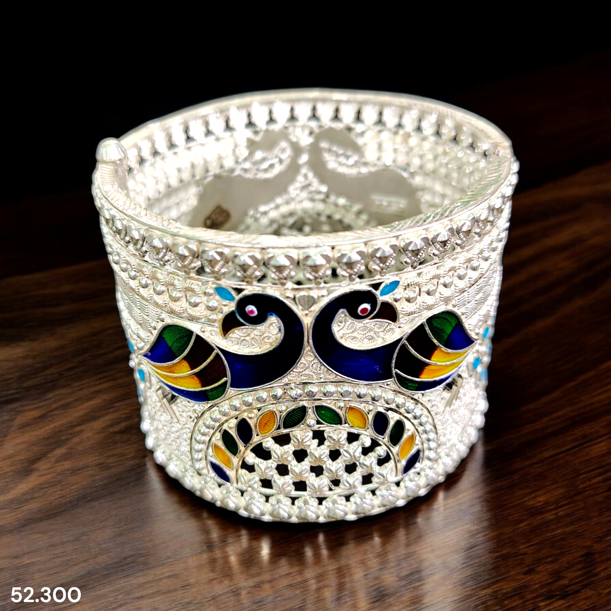 LUXURY SILVER CHUR- CERTIFIED HALLMARK 925 SILVER CHUR 1 PIECE APPROX WGT: 52.300 GM FOR BEAUTIFUL WOMEN.