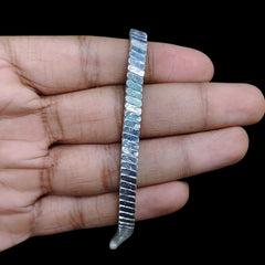 SILVER WRISTLET- (A03) (WGT:24.500 GM APPROX) 625 SILVER WRISTLET FOR MEN 8