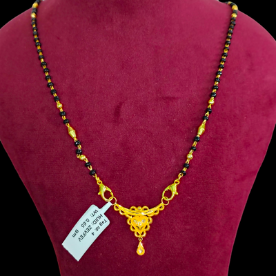 GOLD PENDANT- WGT: 0.650 GM APPROX 22KT HUID HALLMARK GOLD PENDANT MANGALSUTRA 1 PIECE WITH TASSEL.