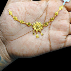 GCN22K- (WGT: 1.660 GM APPROX) BIS CERTIFIED HUID HALLMARK 916 22KT GOLD CHOKER 1 PIECE FOR WOMEN.(71A8SC)