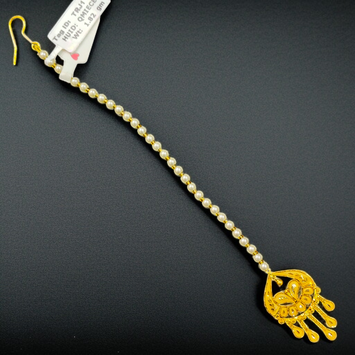 TRJ WGT: 1.820 GM APPROX 22KT HUID HALLMARK GOLD TICKLY (MANGTIKA) 1 PIECE FOR MARRIAGE.