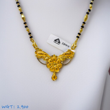 (GPM) TRJ WGT: 2.900 GM APPROX 22KT HUID HALLMARK GOLD PENDANT MANGALSUTRA 1 PIECE WITH TASSEL.