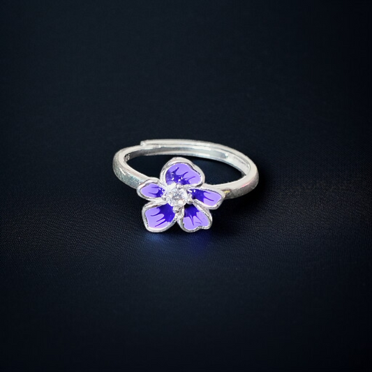 BANKOK IMPORTED 925 SILVER ADJUSTABLE FINGER RING 1 PIECE FOR WOMEN FOR REGULAR USE - BEST FOR GIFTING (SOLD ON MRP)