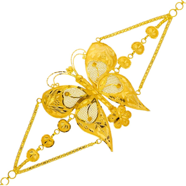 MADE TO ORDER (GM22) BIS CERTIFIED HUID HALLMARK 916 22KT GOLD MANTASHA (ADJUSTABLE FREE SIZE) WGT: 7.500 GM APPROX (1 PIECE) FOR WOMEN (BLUE TAG PREMIUM SEGMENT JEWELLERY) -DELIVERY IN 25 DAYS.