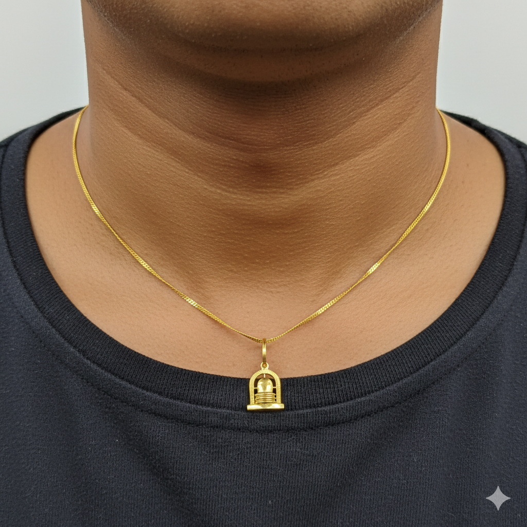 GOLD LOCKET BOYS- WGT: 0.660 GM APPROX BIS CERTIFIED HUID HALLMARK 9KT GOLD LOCKET FOR MEN 1 PIECE. (CHAIN NOT INCLUDED).